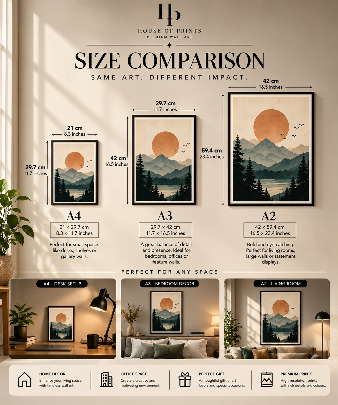 Goa Travel Poster – Minimalist Wall Art