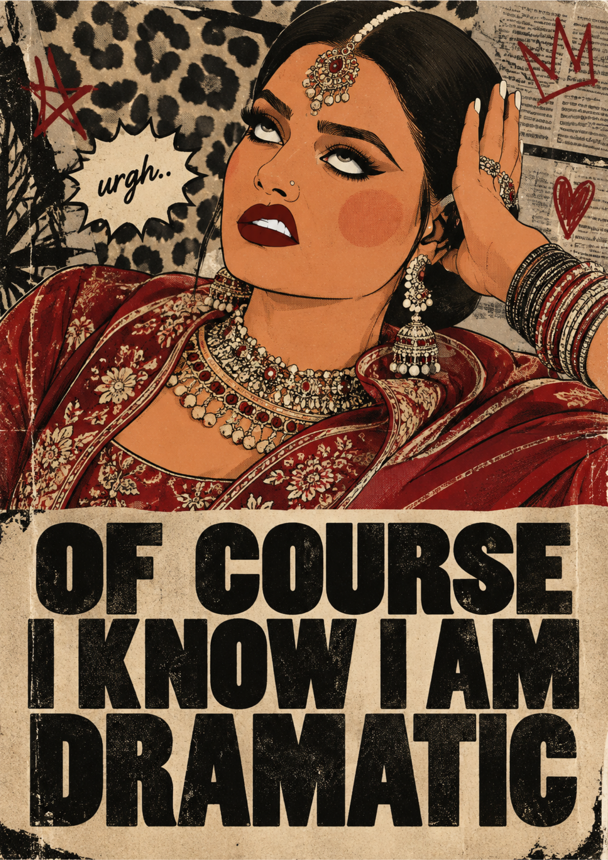 Of Course I Know I Am Dramatic Desi Poster